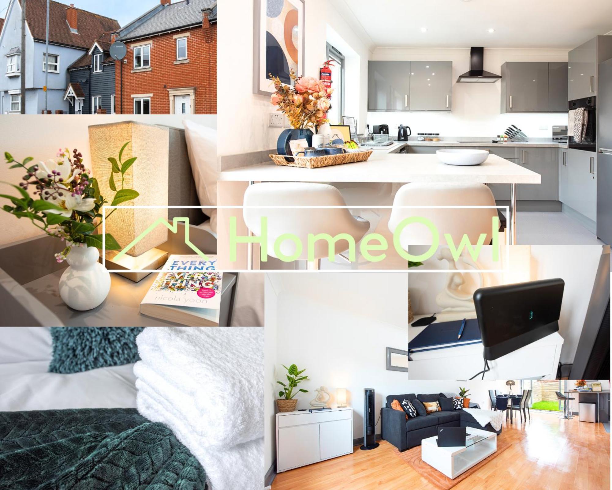 Hythe Hill 3-bedroom House, 2 Free Spacious Parking Spaces, Fast Wifi, Close To Shops, Cafes & Pubs Apartment *